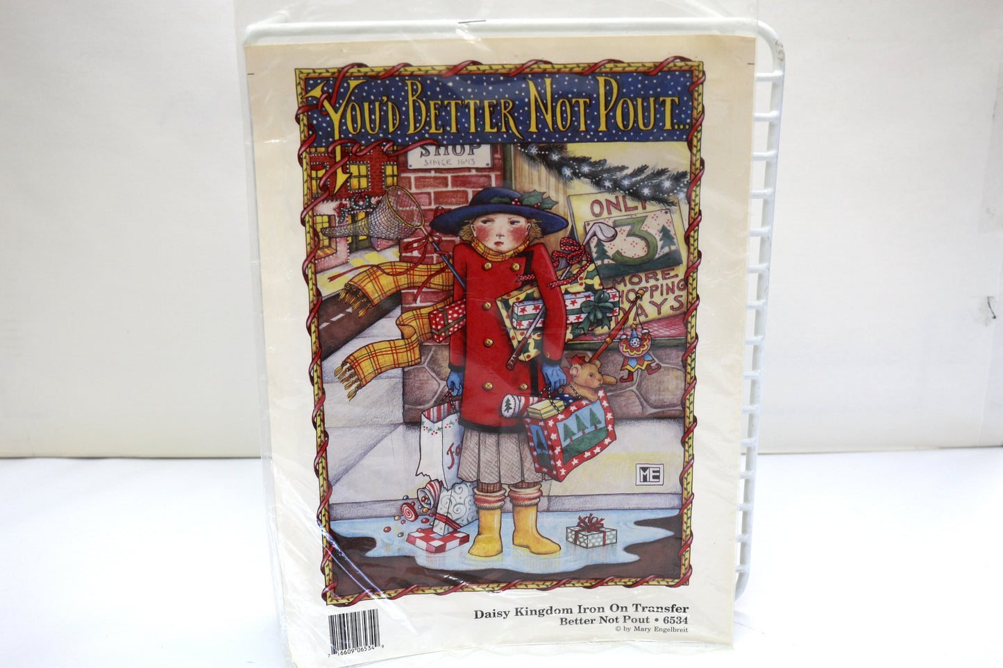 Daisy Kingdom Mary Engelbreit Iron-On Transfer – “Better Not Pout”
