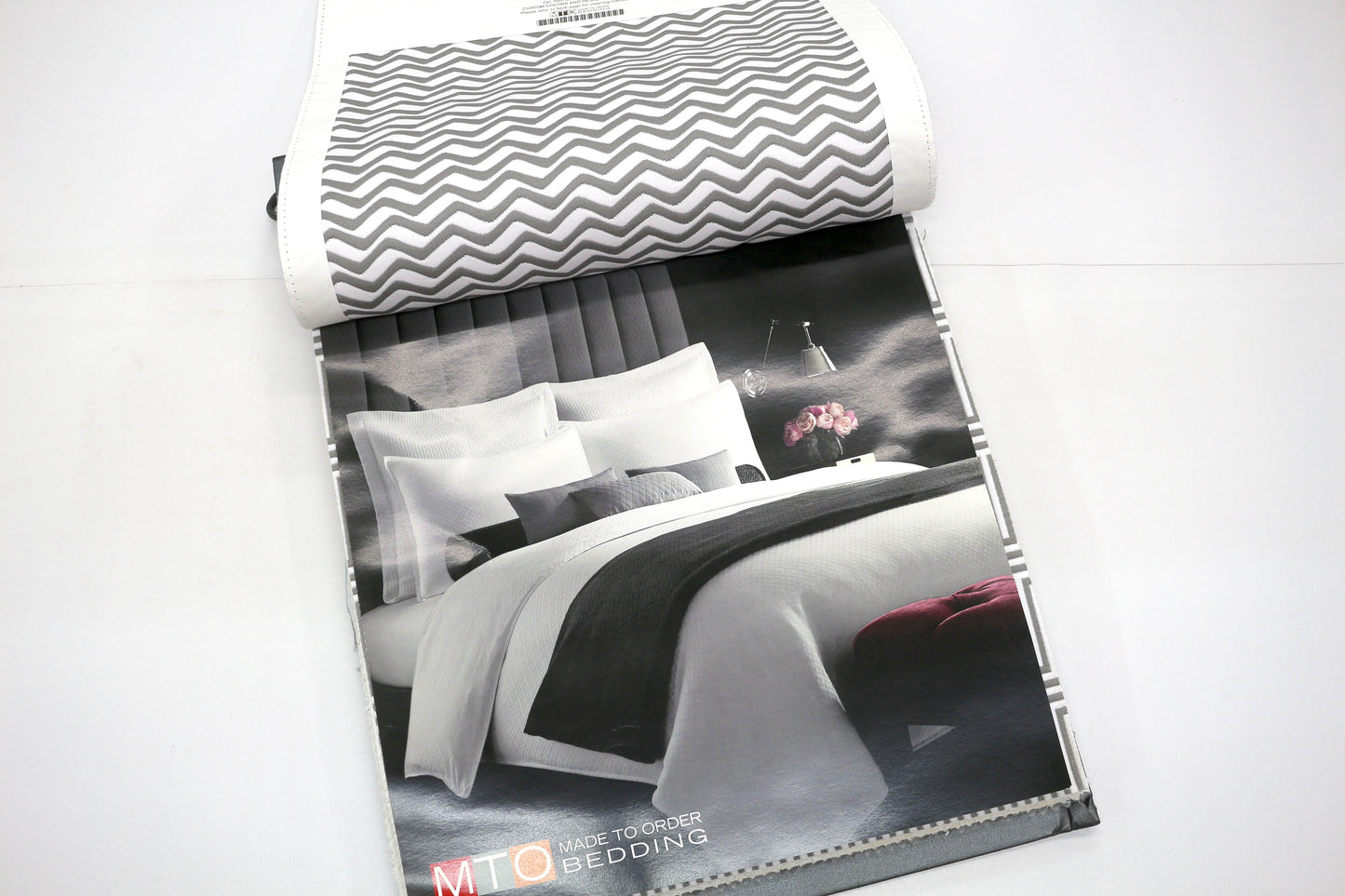 Showroom Sample Book – MTO Bedding by Kravet Contract