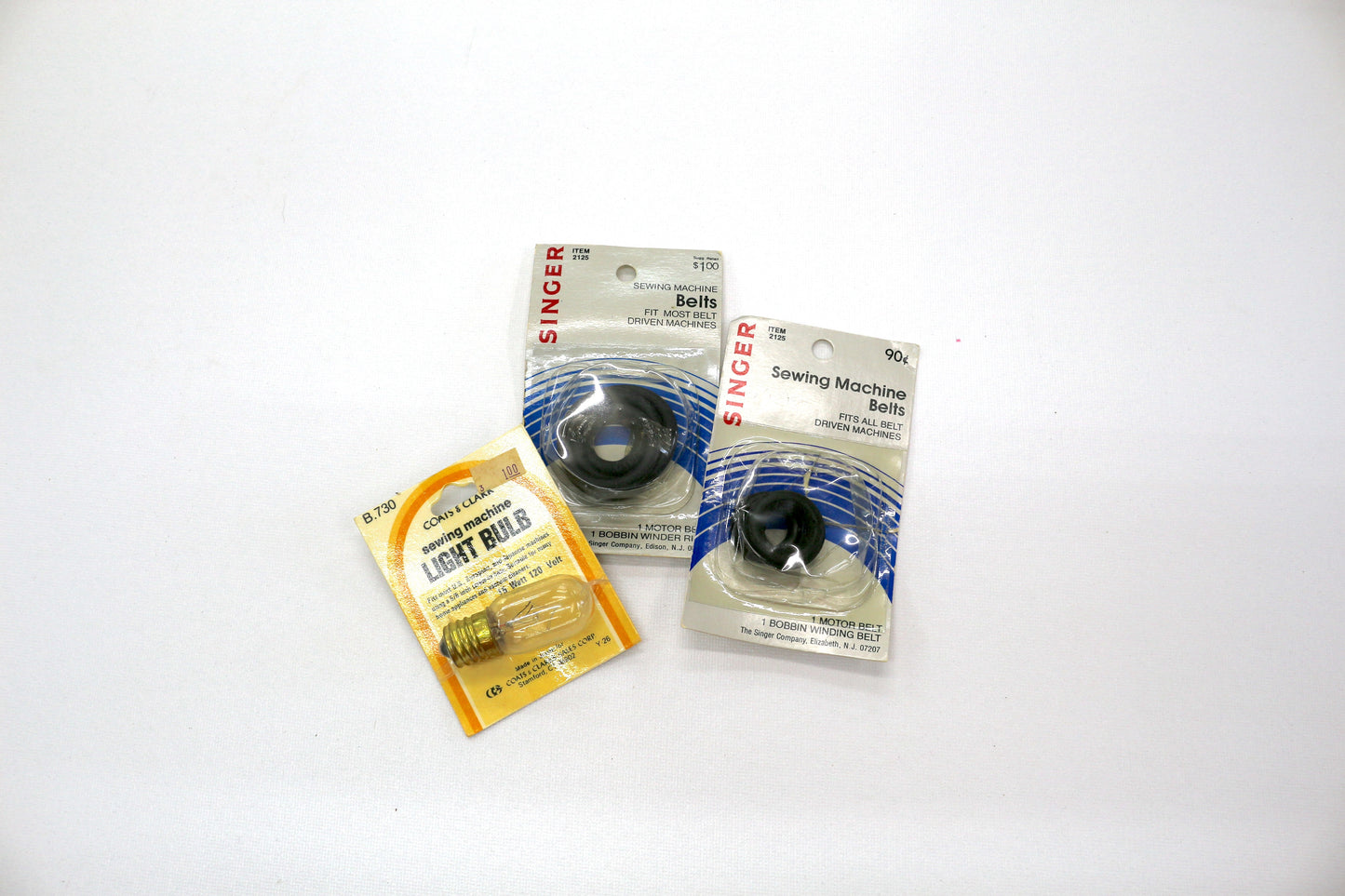 Singer Sewing Machine Belts & Lightbulb Bundle