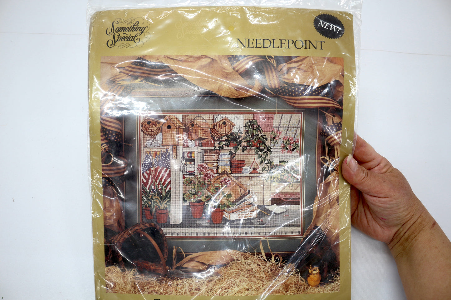 Needlepoint Kit – Potting Shed Scene