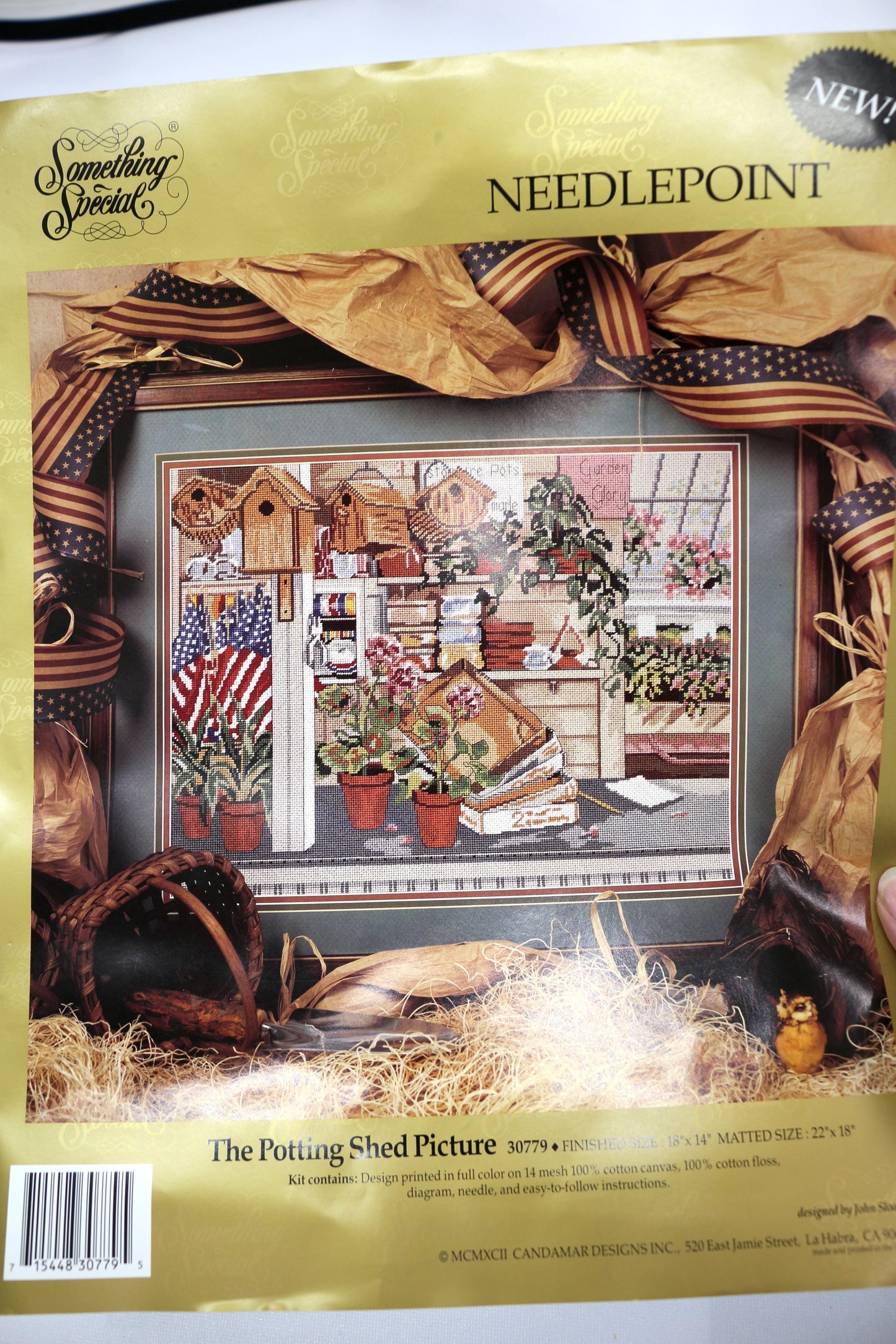 Needlepoint Kit – Potting Shed Scene