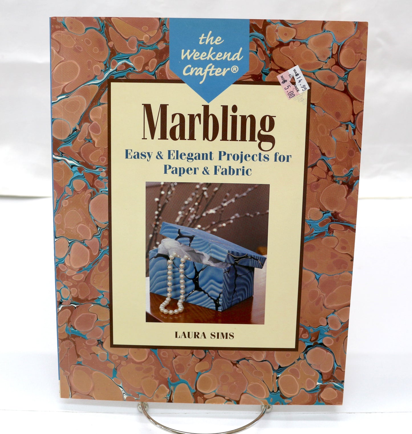 Marbling Easy and Elegant Projects for Fabric and Paper by Laura Sims