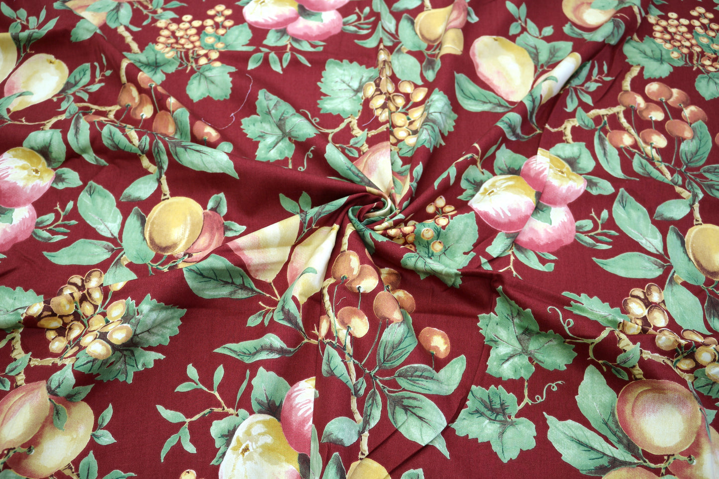 Fruit Market at Dusk – Mid-Weight Cotton Fabric (55" x 3.5 Yards)