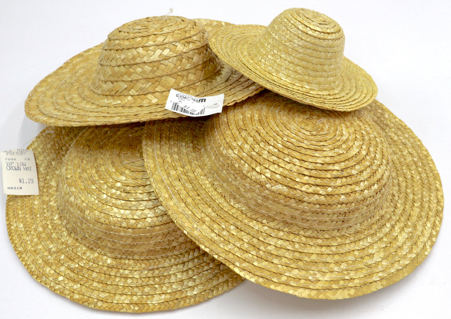 Bundle of Straw Hats – Perfect for Crafts, Costumes, or Sunny Days