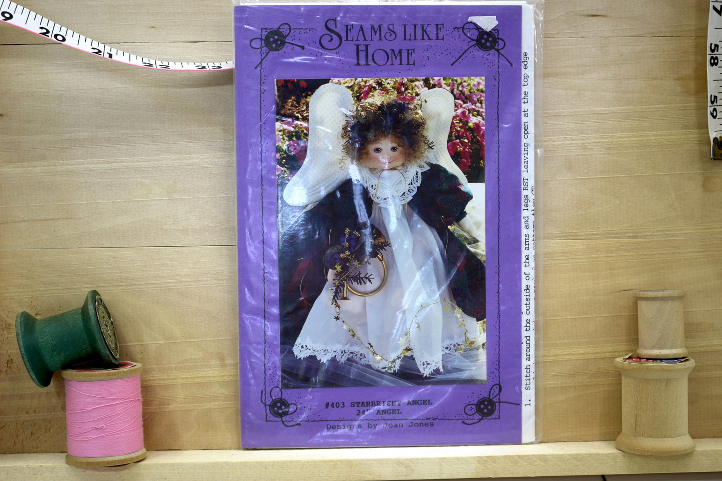 Seams Like Home Starbright Angel 24" Doll Sewing Pattern