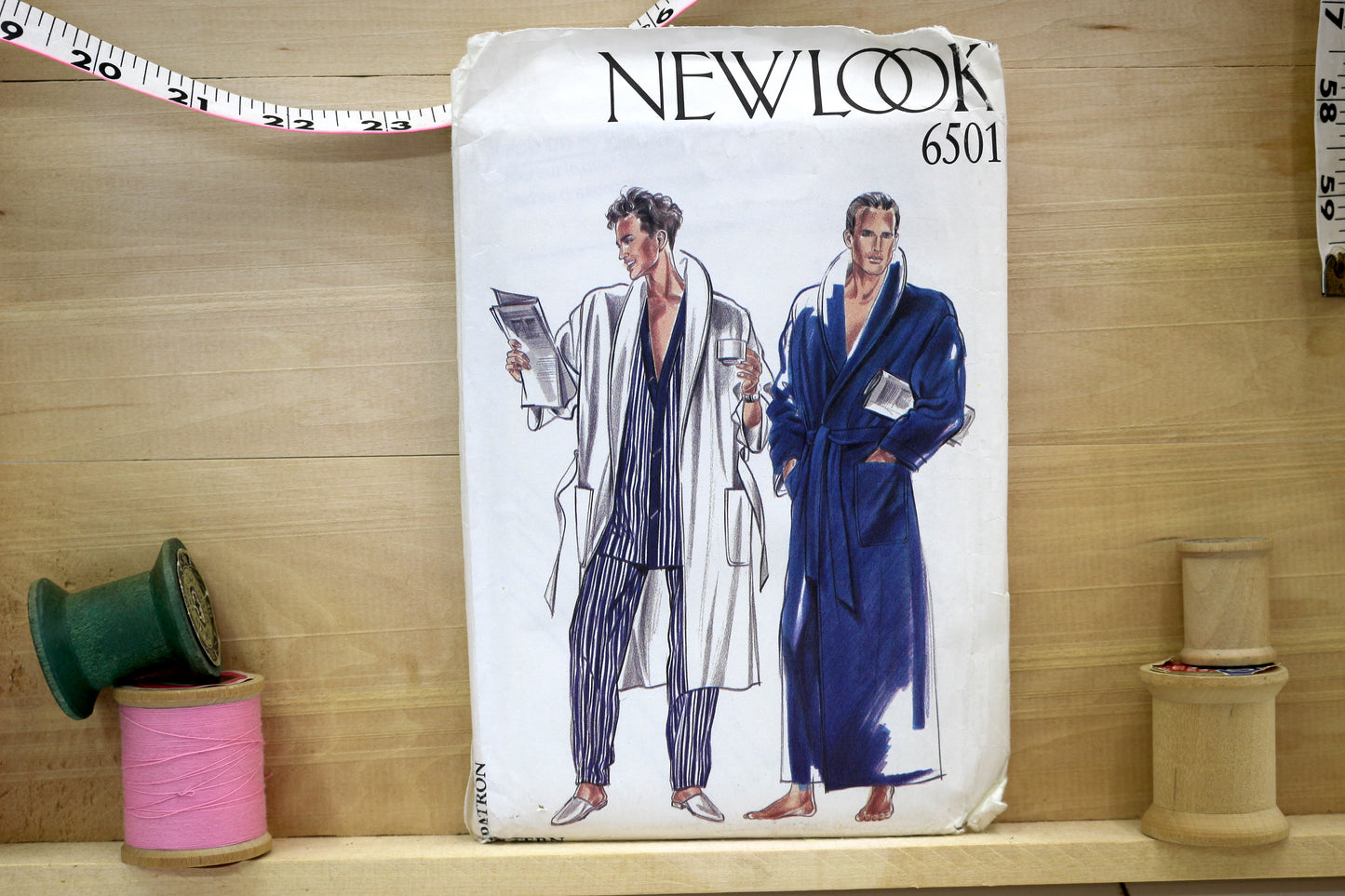 New Look 6501 Mens Robe Sewing Pattern