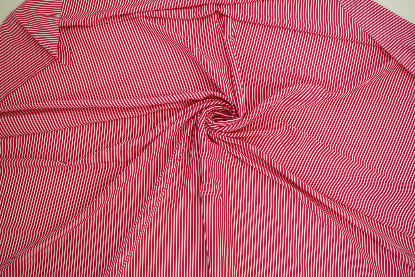 Pink Pinstripe Rayon Fabric – 45" x 1.25 Yards