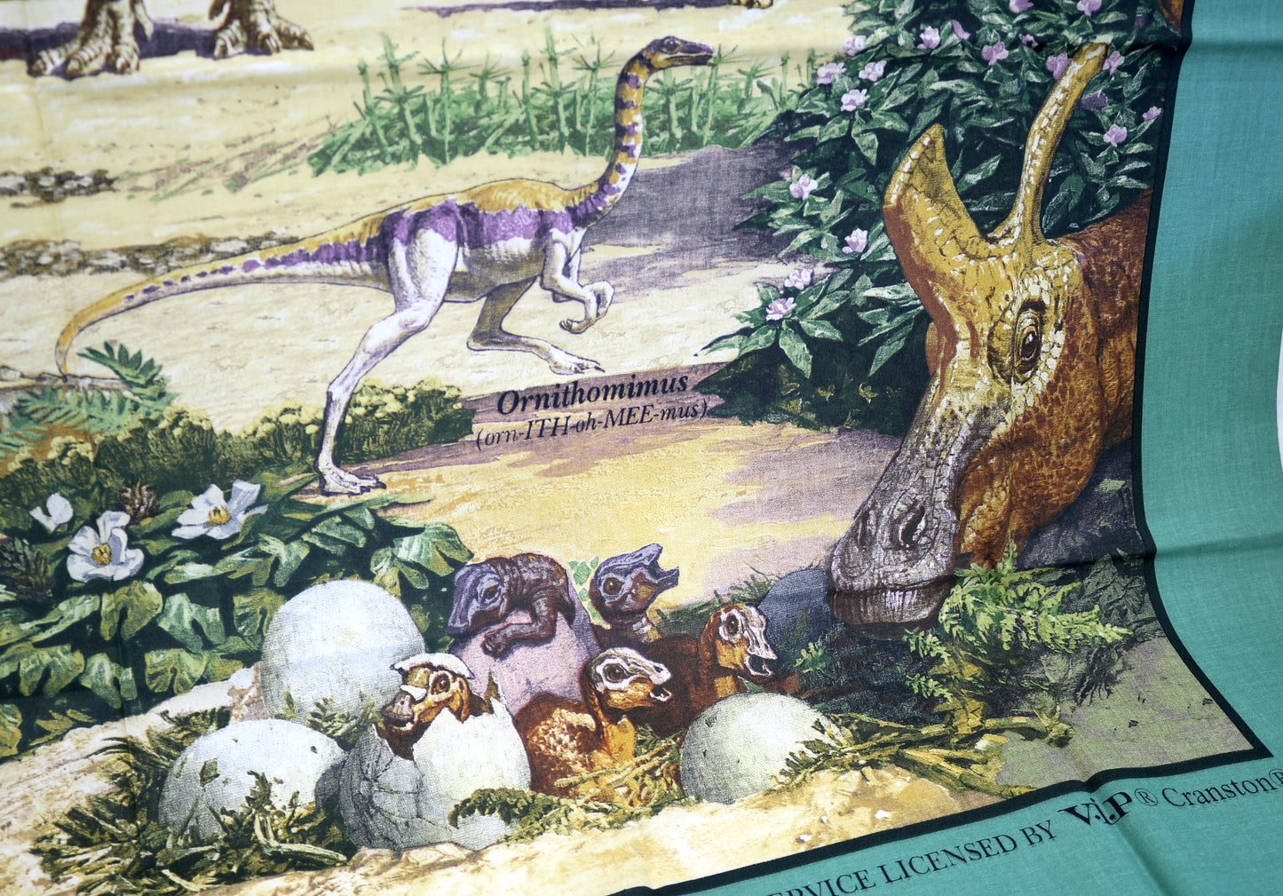 Dinosaur Fabric Panel – 46" x 35"