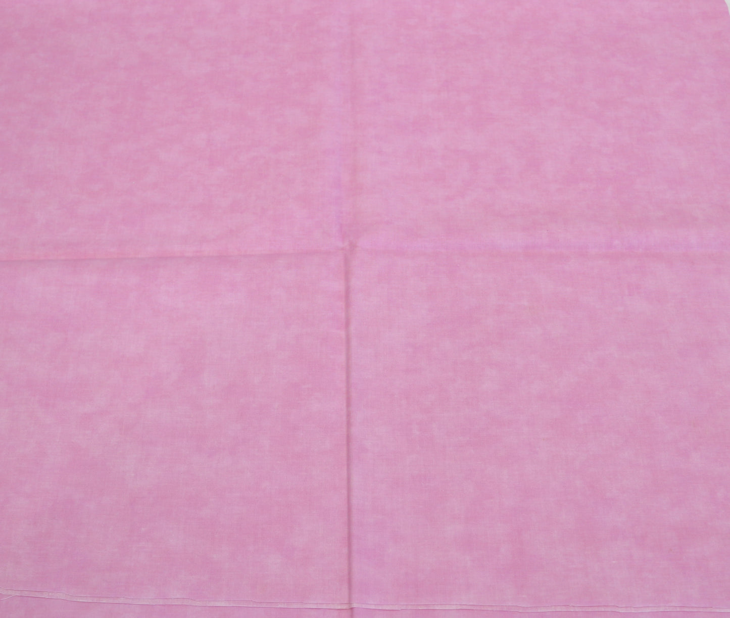 Cloudy Soft Pink Cotton Fabric – 45" x 1 Yard