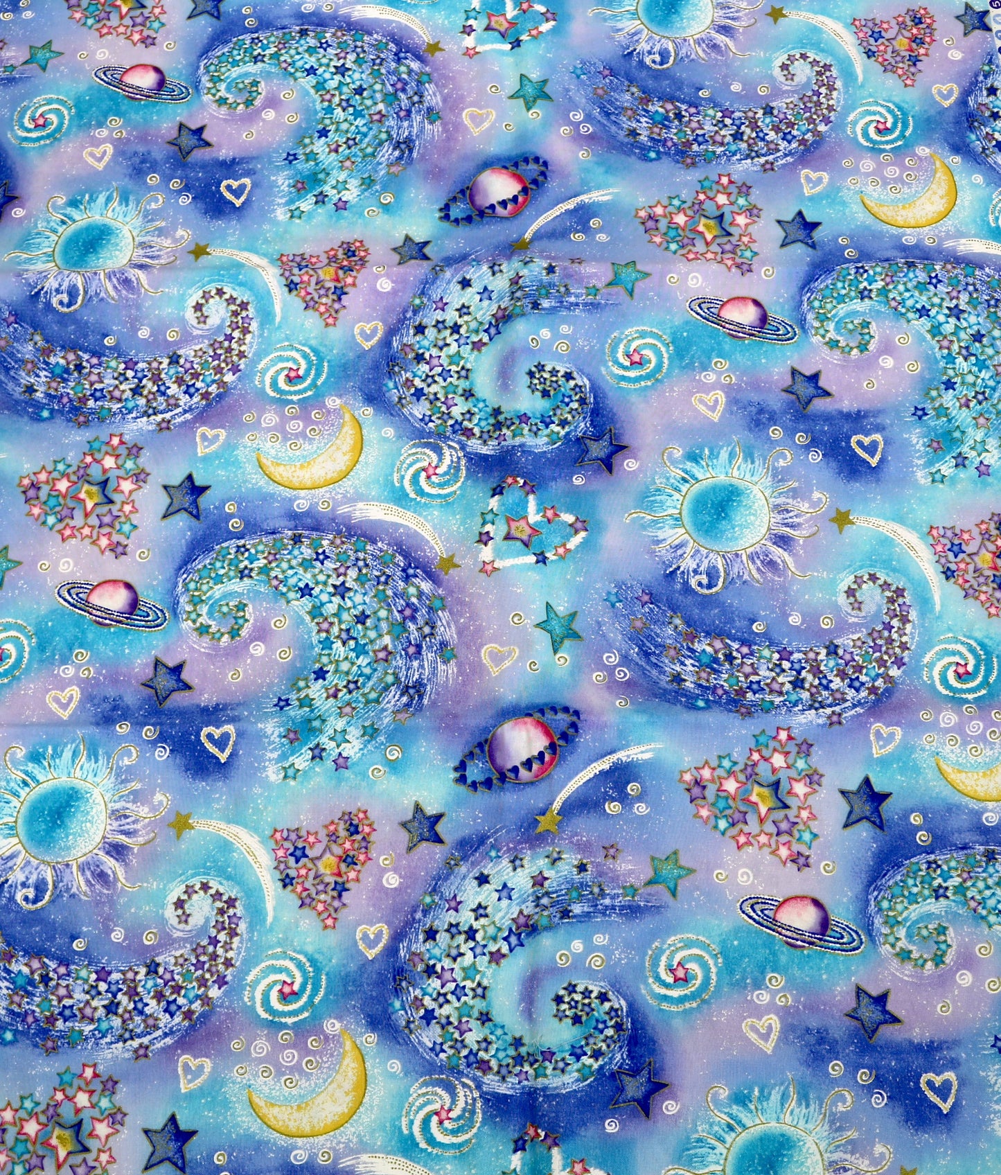 Celestial Vibes Quilting Cotton – 45" x 1 Yard
