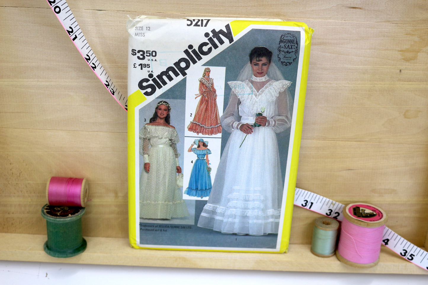 SImplicity 5217 Bridal and Bridesmaids Dress and Bag Sewing Pattern