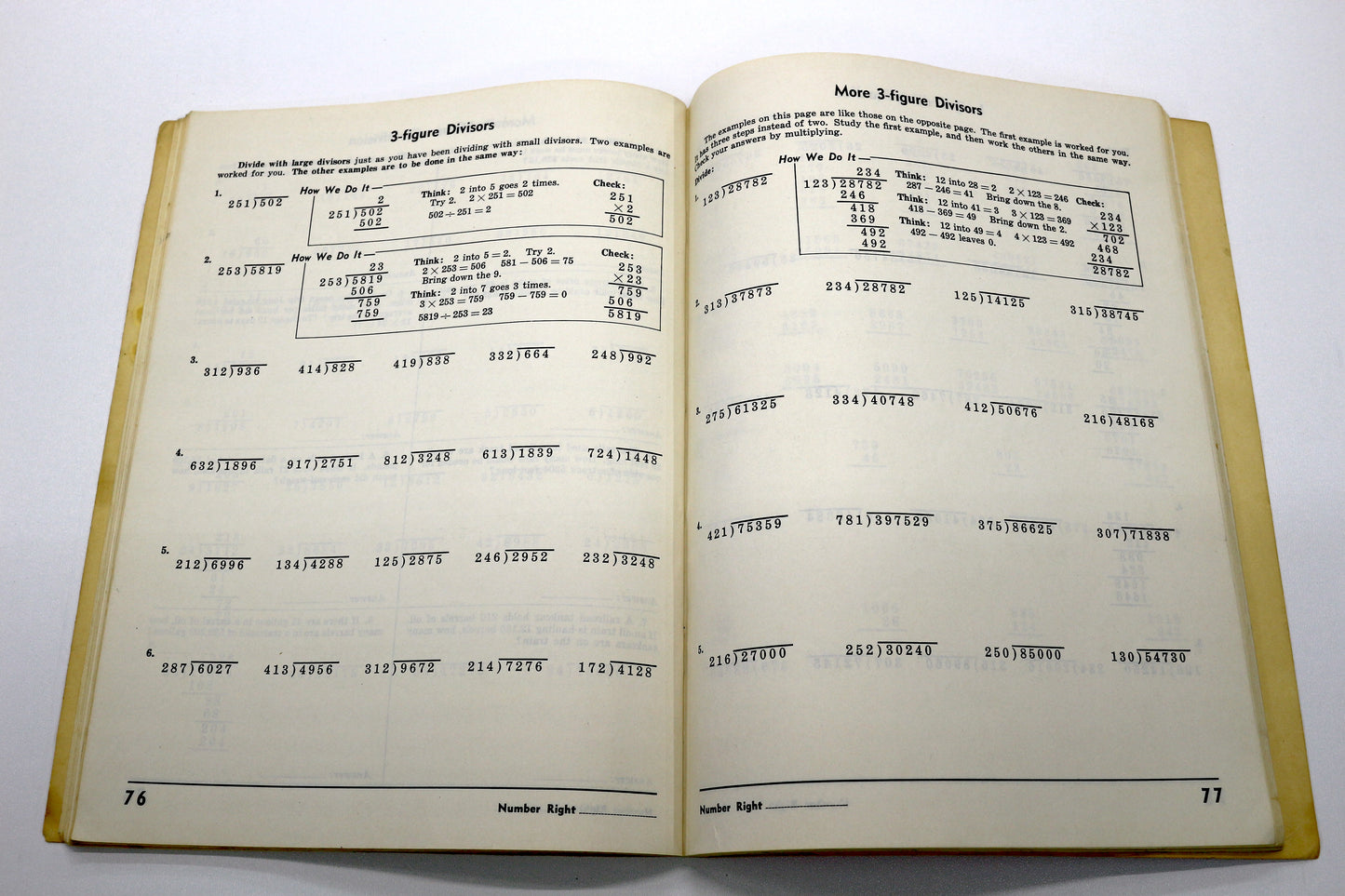 Working with Numbers – Book 5 (Vintage Classroom Book)