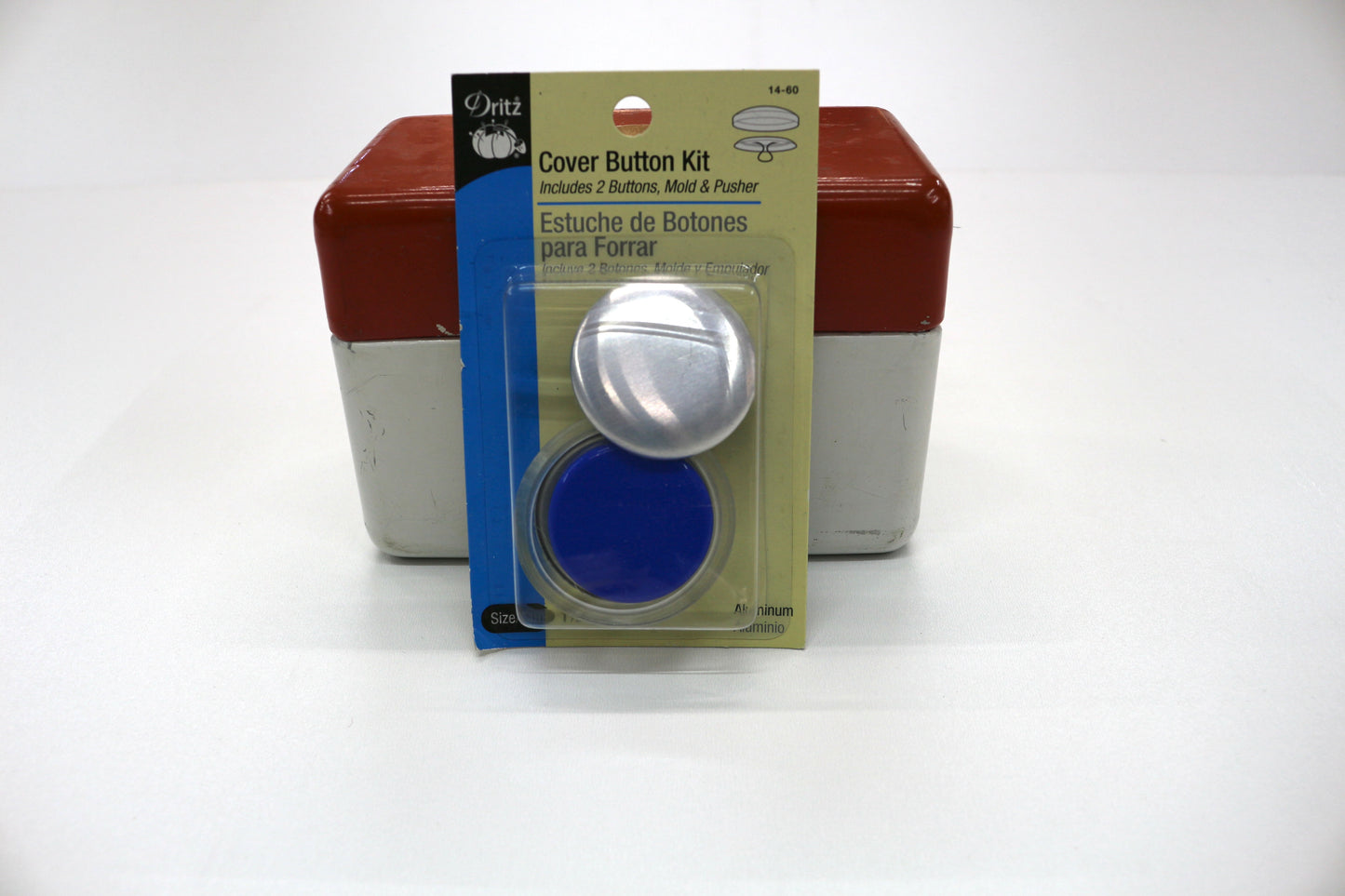 Dritz Cover Button Kit – 1.5" Size – Sealed Package