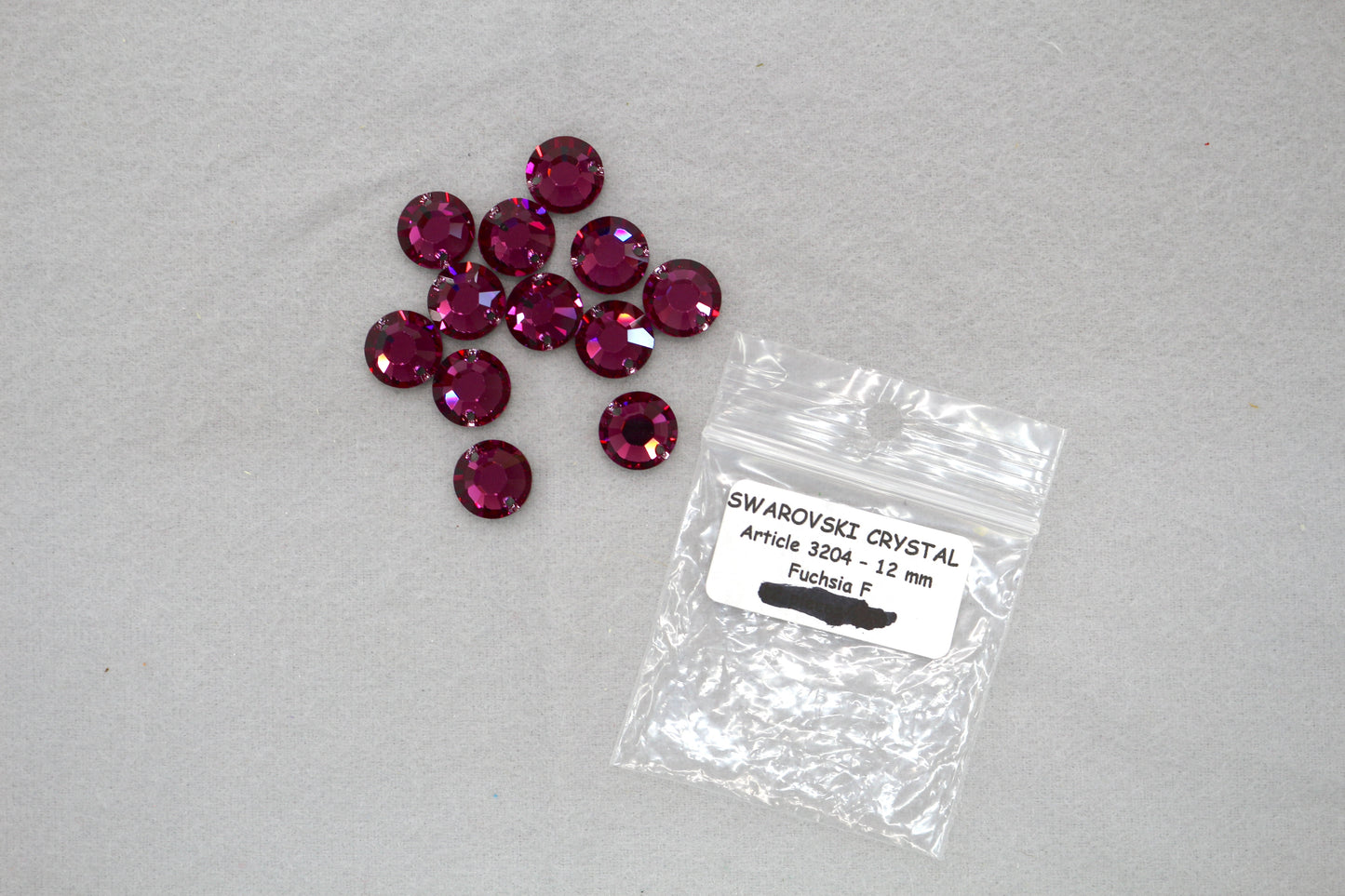 Swarovski Crystal – Fuchsia, 12mm
