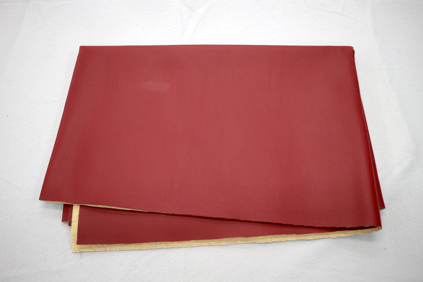 Red Faux Leather Fabric – 18" x 54"
