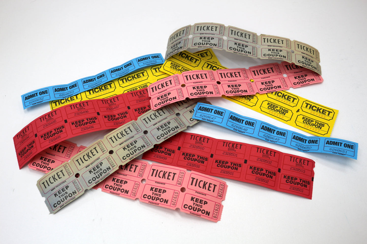 🎟️ Colorful Ticket Stubs Bundle – Ephemera for Junk Journals, Scrapbooks & Crafts
