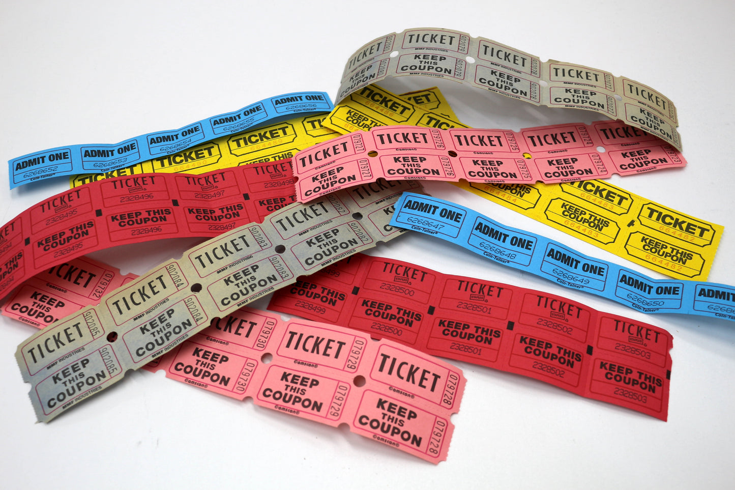 🎟️ Colorful Ticket Stubs Bundle – Ephemera for Junk Journals, Scrapbooks & Crafts