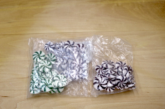 🍬 Little Button Bundle – Peppermint-Style Craft Buttons