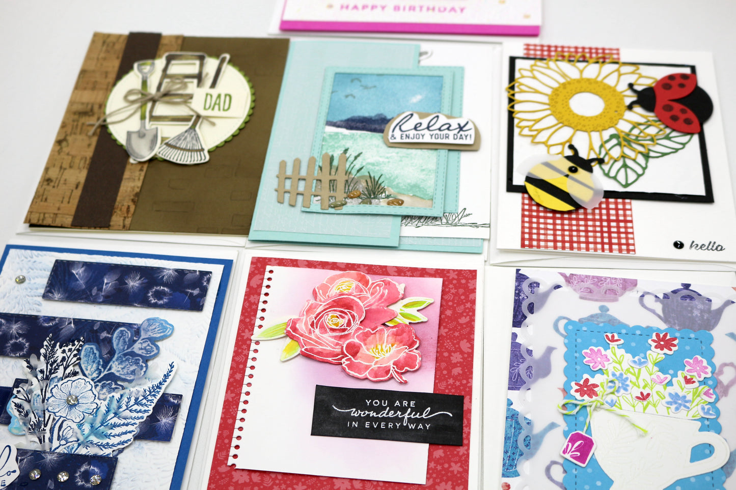 Bundle of Handmade Greeting Cards – Unique Mixed Designs