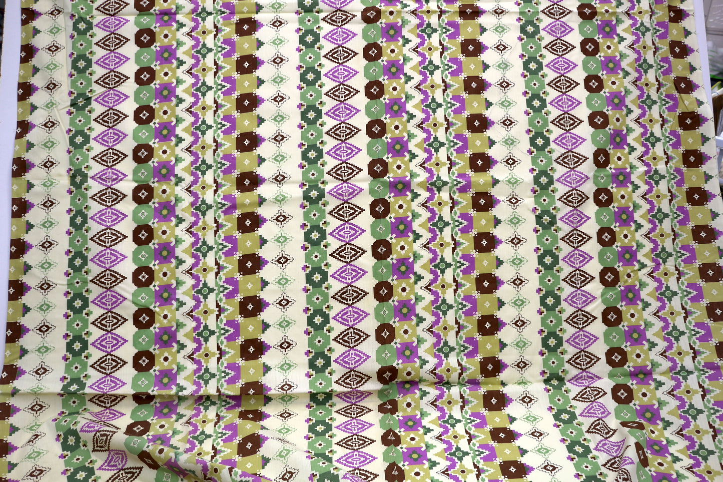 "Southwest Stripes” Cotton Fabric – 44" x 2.5 Yards