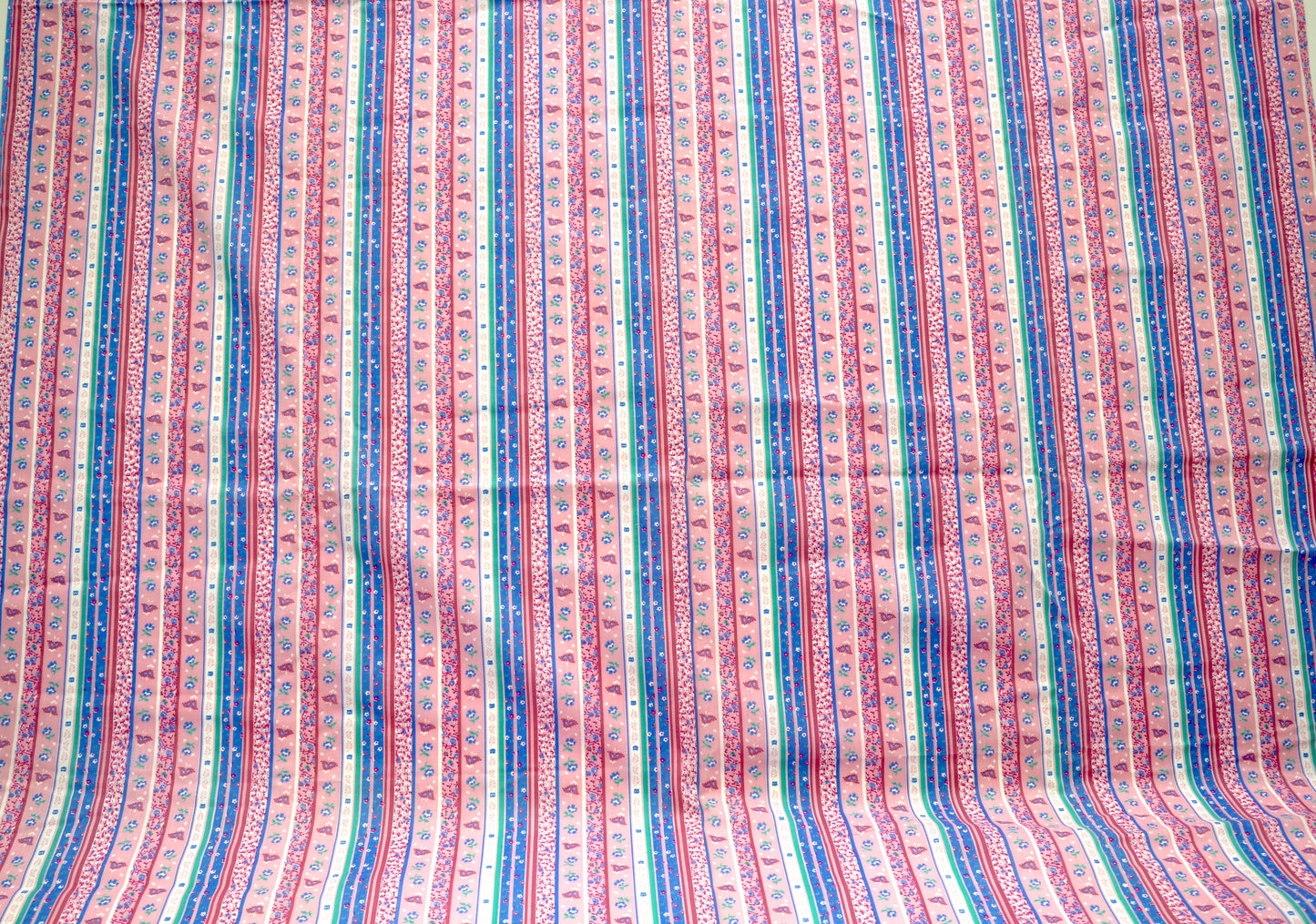 “Carnival Stripes” Cotton Fabric – 44" x 3.5 Yards