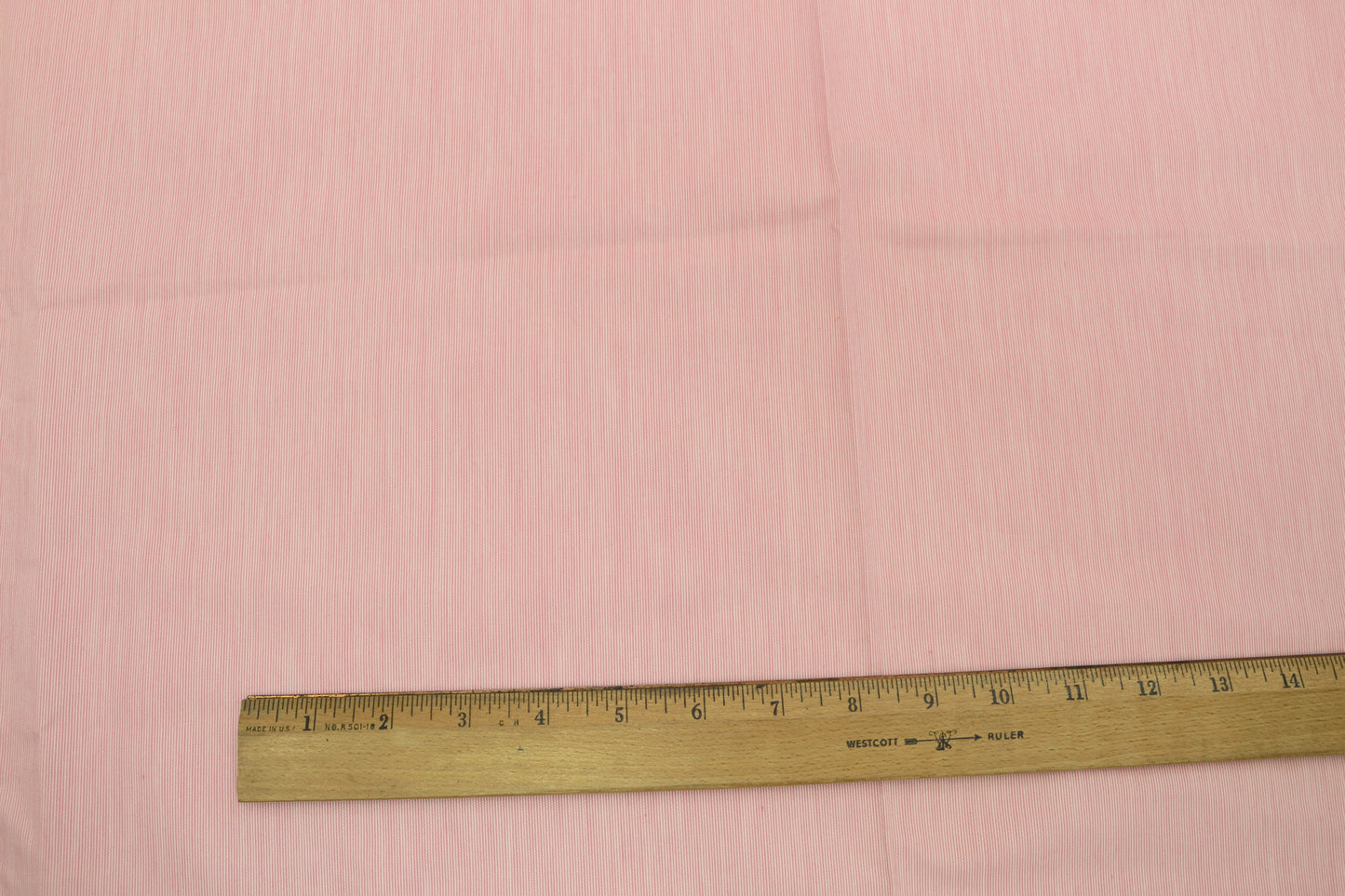 “Blush Whisper Stripes” Cotton Fabric – 46" x 2 Yards