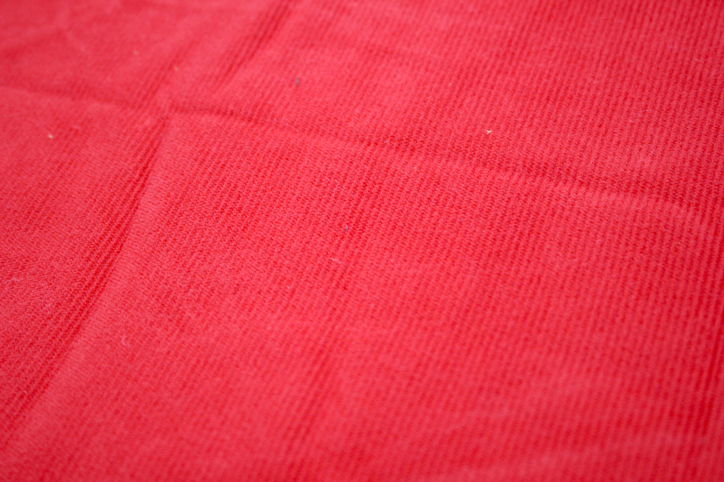 Red Corduroy Fabric – 61" x 2.5 Yards ❤️