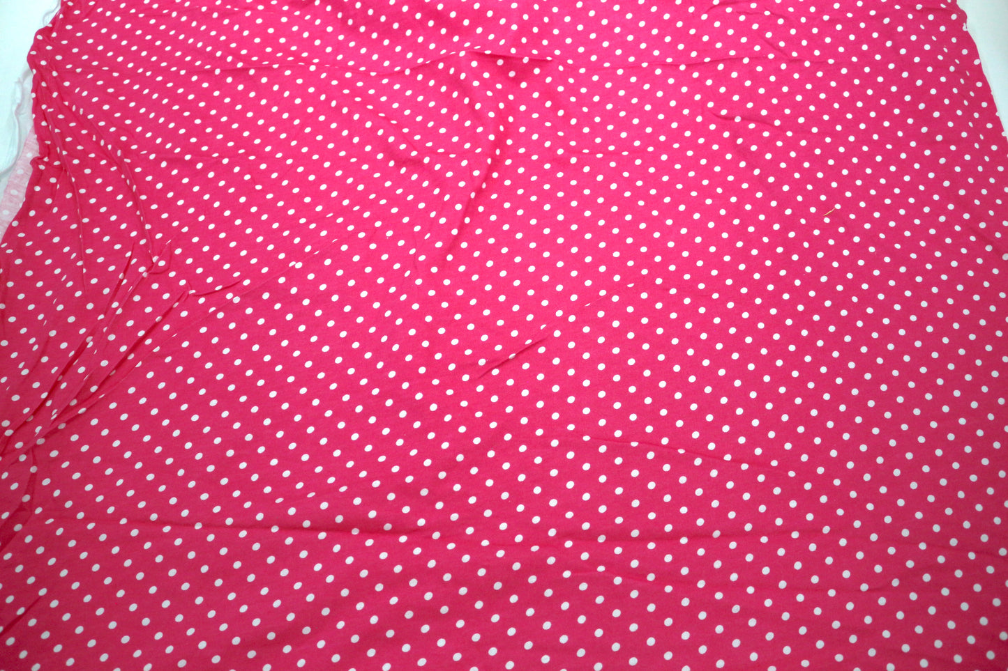 Lady Glitter Sparkles β Bright Pink Polka Dot Satin Fabric (54" x 3 Yards) πβ¨