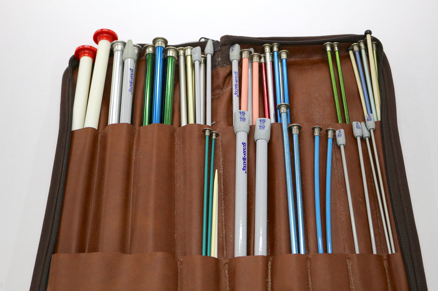 Large Bundle of Knitting Needles in Case – Mixed Sizes & Styles 🧶✨