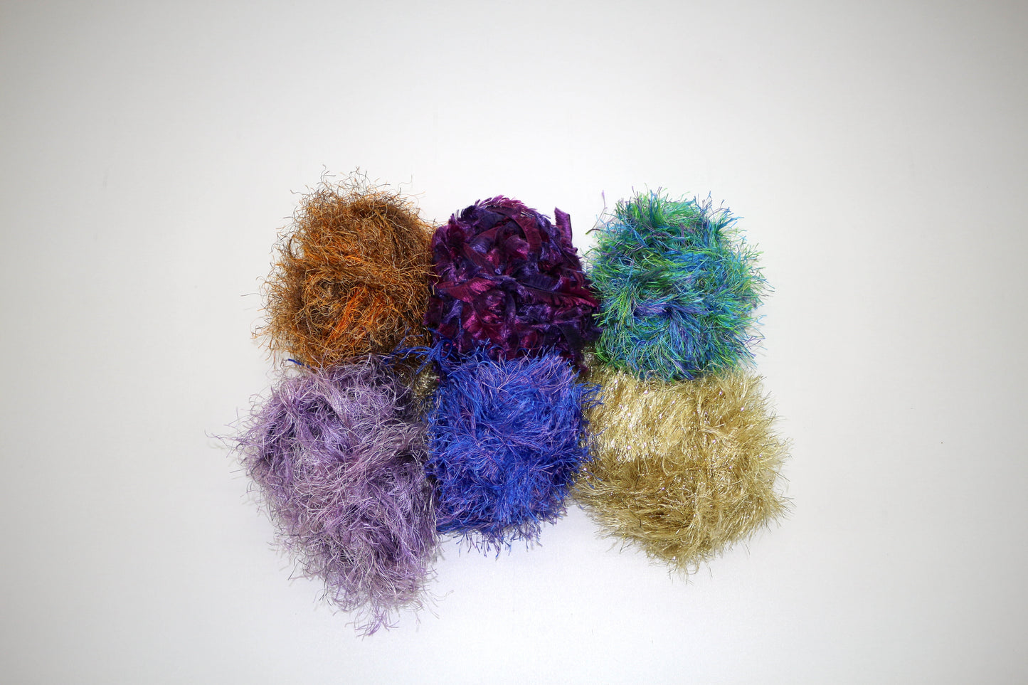 Textured Yarn Bundle – Doll Hair or Craft Fiber Mix