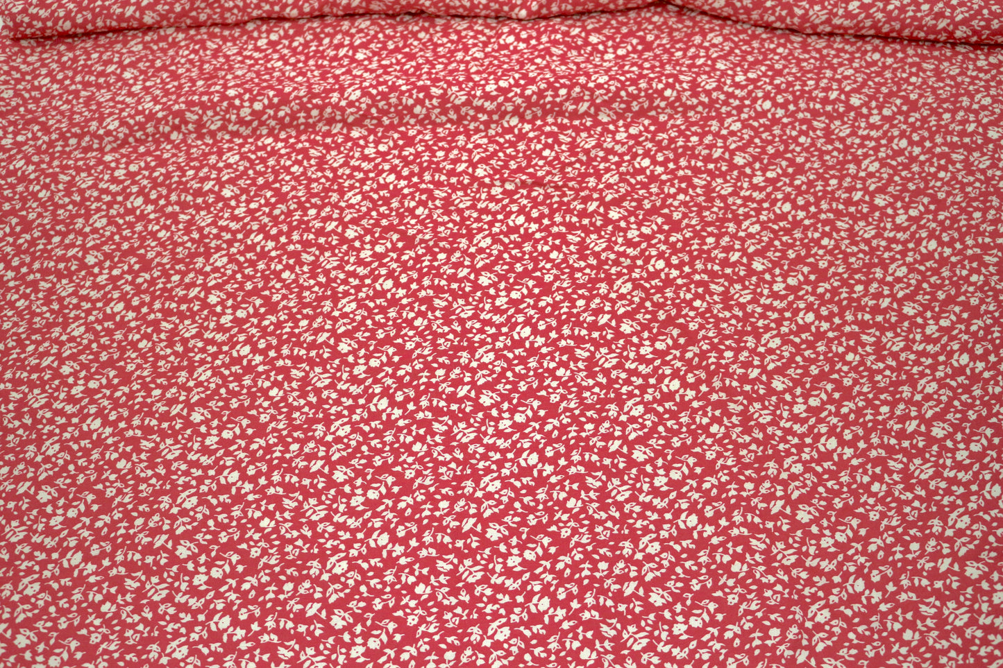 Pink Floral Cotton Blend Fabric – 60" Wide x 4 Yards