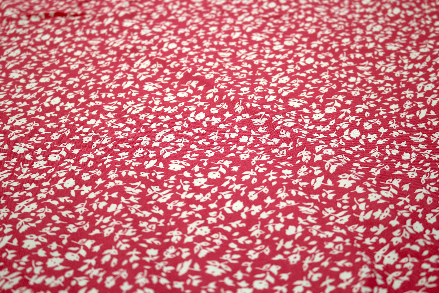 Pink Floral Cotton Blend Fabric – 60" Wide x 4 Yards