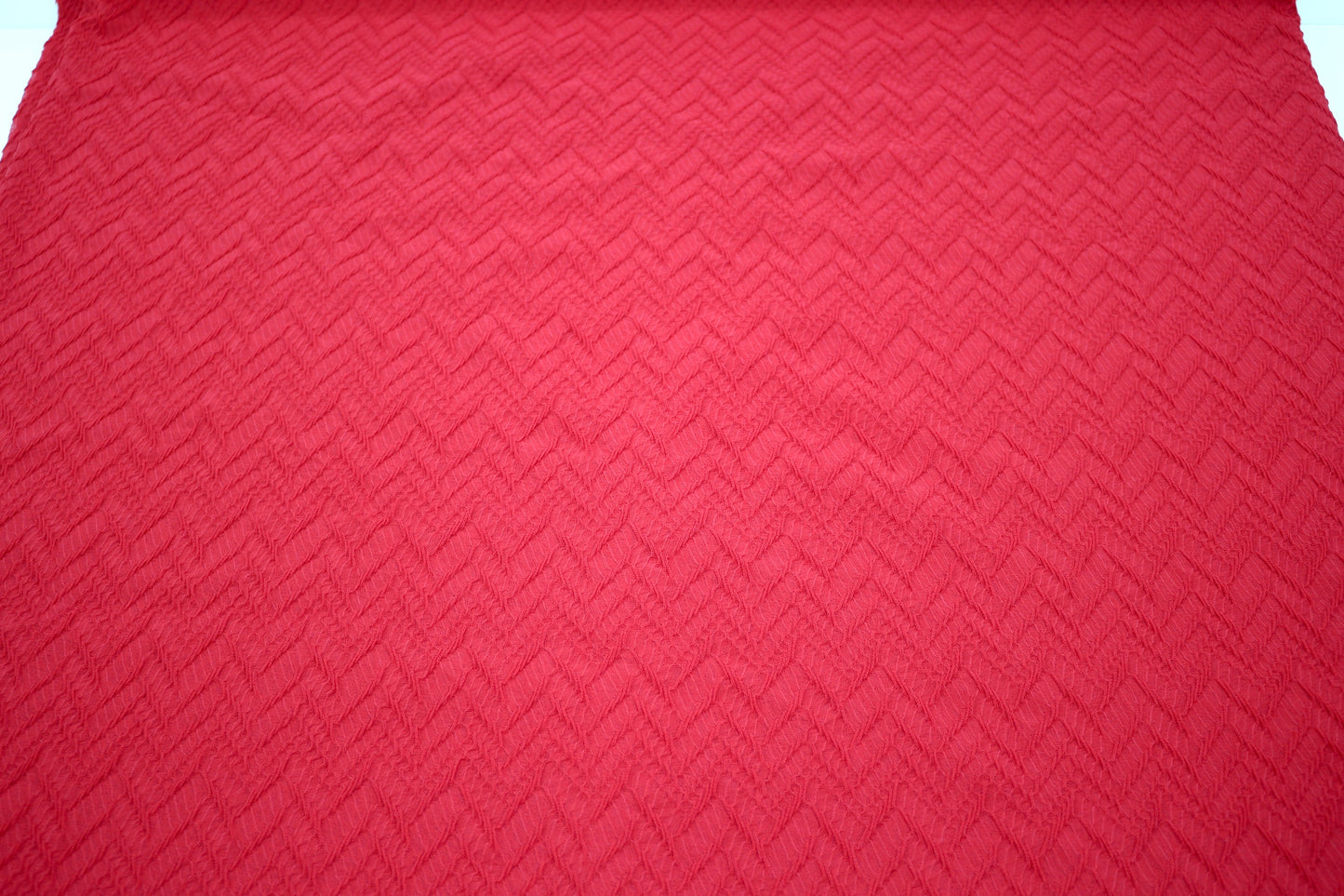 Textured Red Apparel Fabric – 58" Wide x 3 Yards