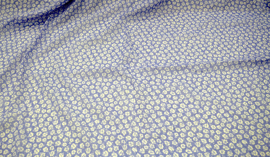 Blue Peony Gauze Fabric – 55" x 3.5 Yards