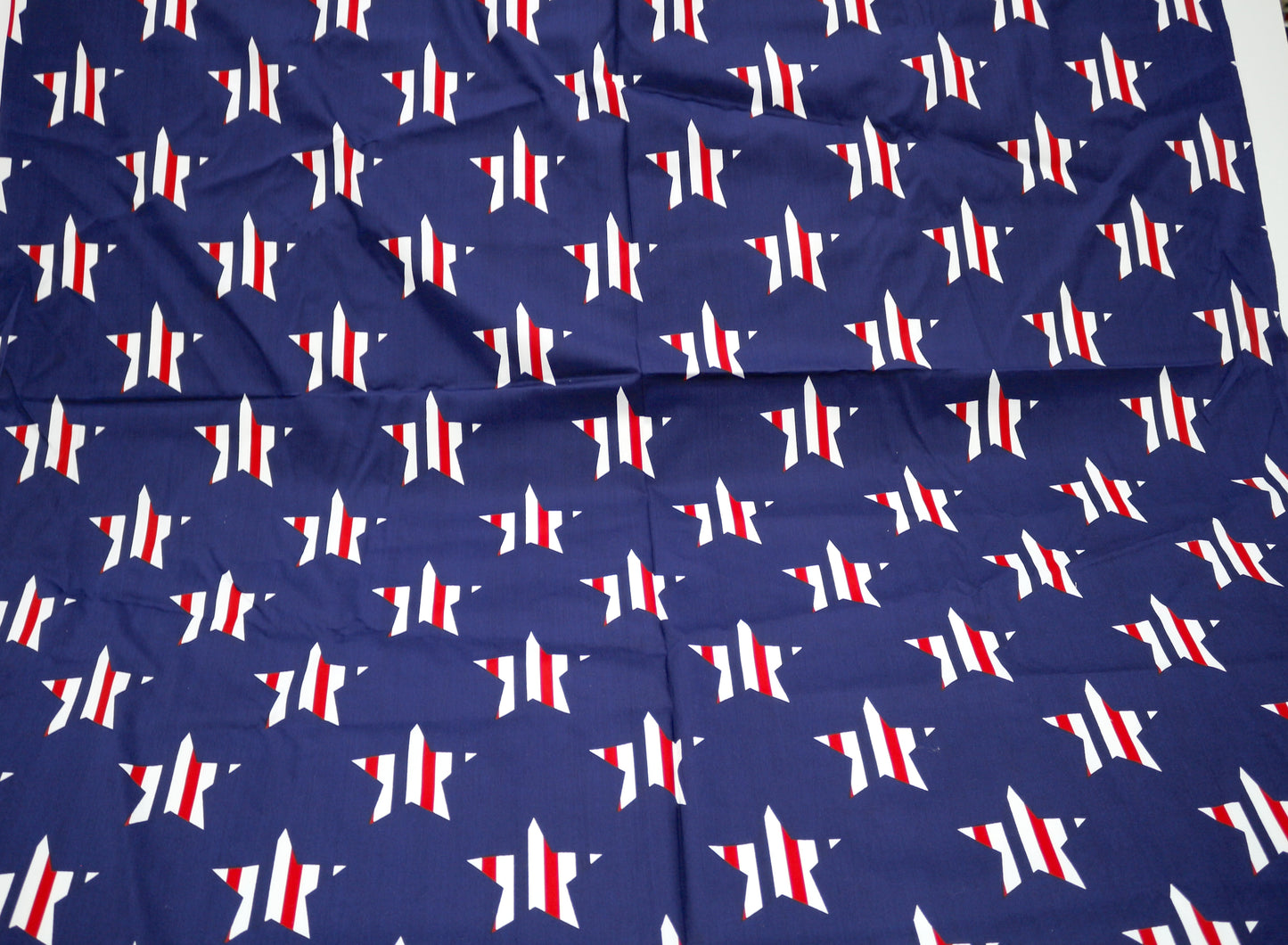 ⭐ Patriotic Star Cotton Fabric – 45" x 2.5 Yards