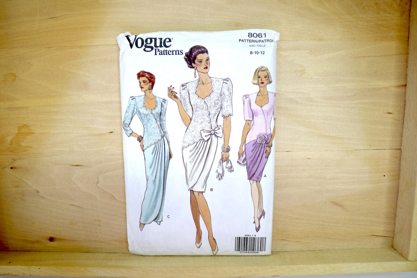 Vogue 8061 Womens Dress Pattern size 8-12