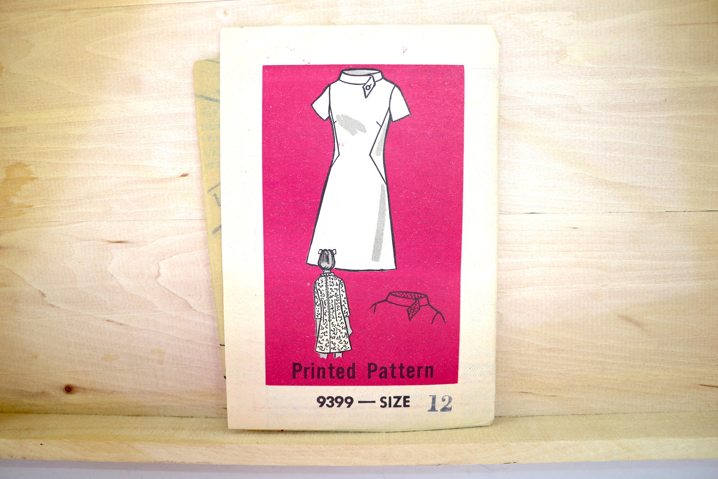 Printed Pattern 9399 Women's Dress Sewing Pattern size 12