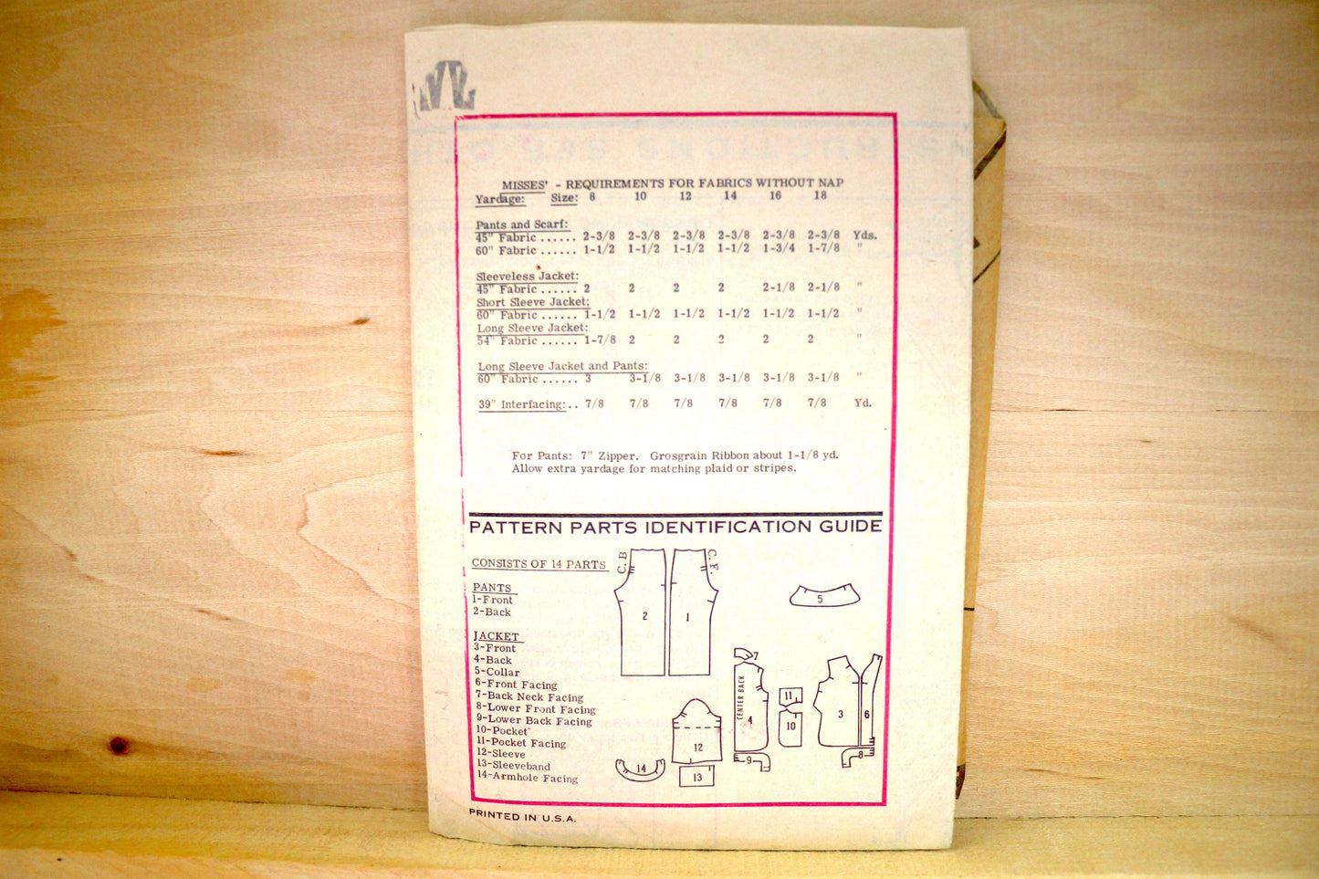 Marian Martin Pattern 9174 Womens Suit Sewing Pattern size 12