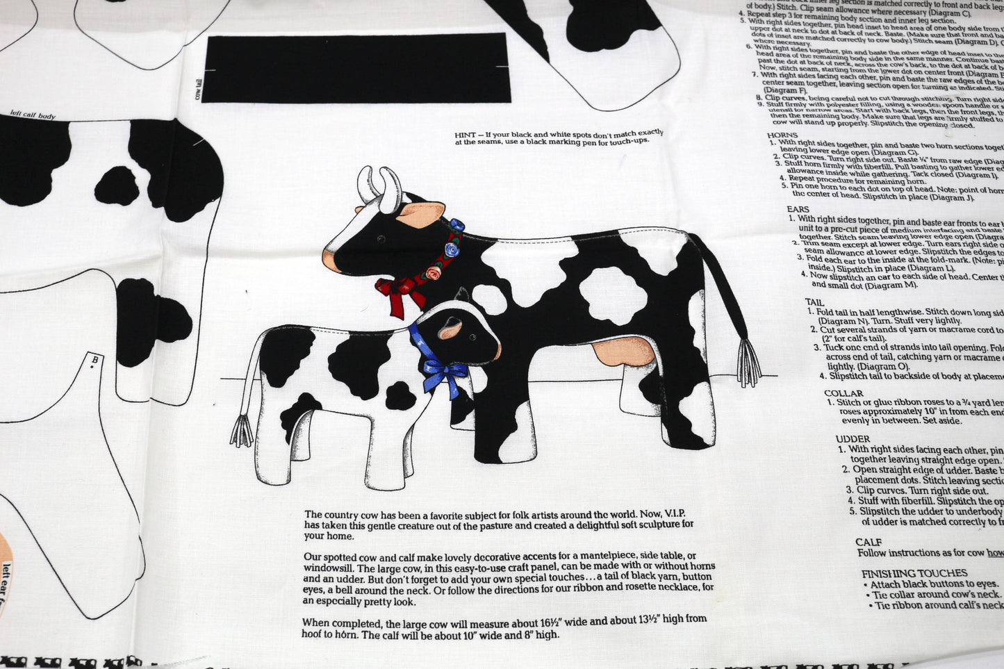 “Till the Cows Come Home” Sewing Panel 🐄