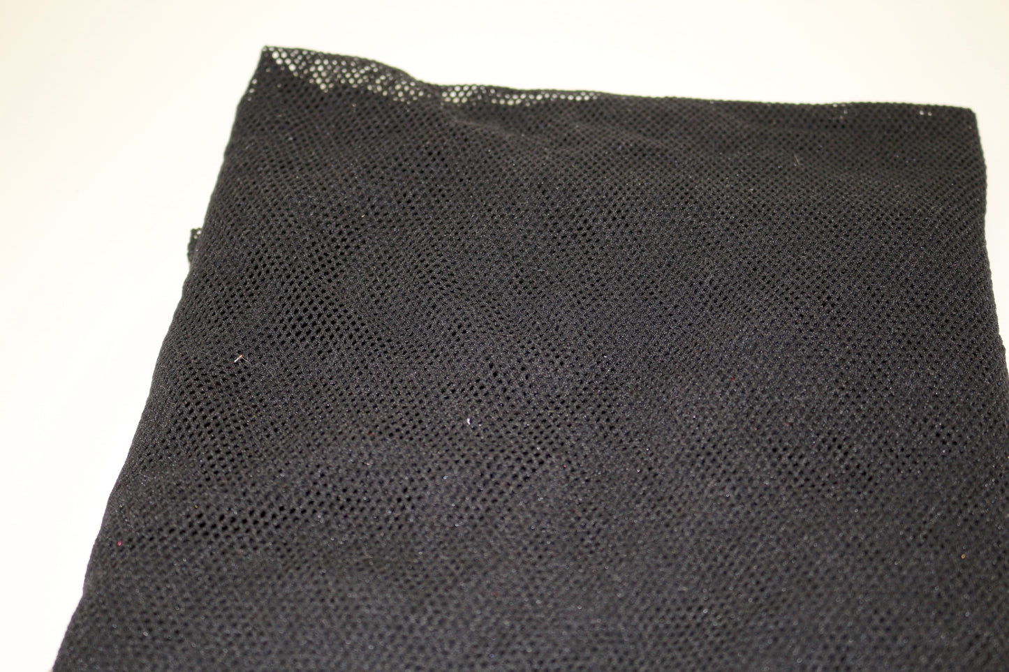 Black Netting 4 Way Stretch Fabric Remnant