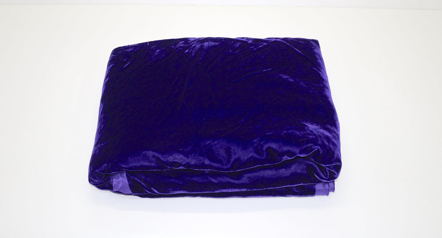 Royal Purple Velvet Fabric – 40" x 4 Yards 💜✨