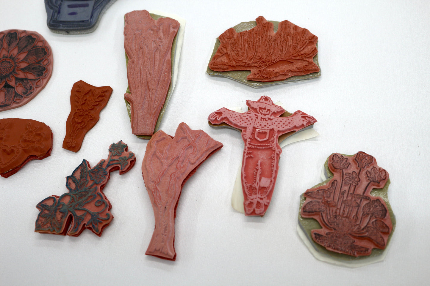 Mixed Rubber Stamp Grab Bag – Garden, Floral & Seasonal Designs (Unmounted)