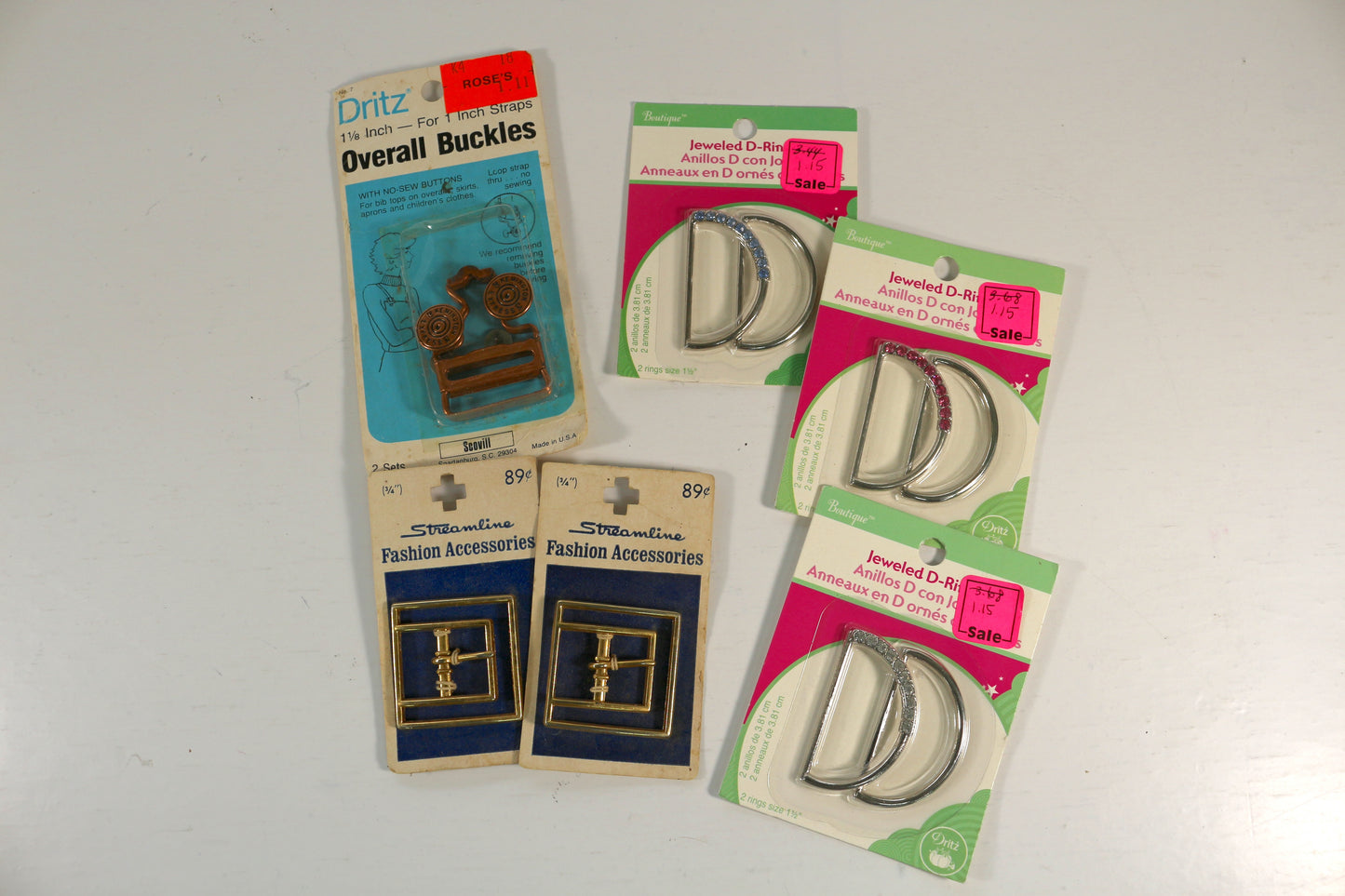 Vintage Buckles & D-Ring Hardware Bundle – Sewing & Bag Making