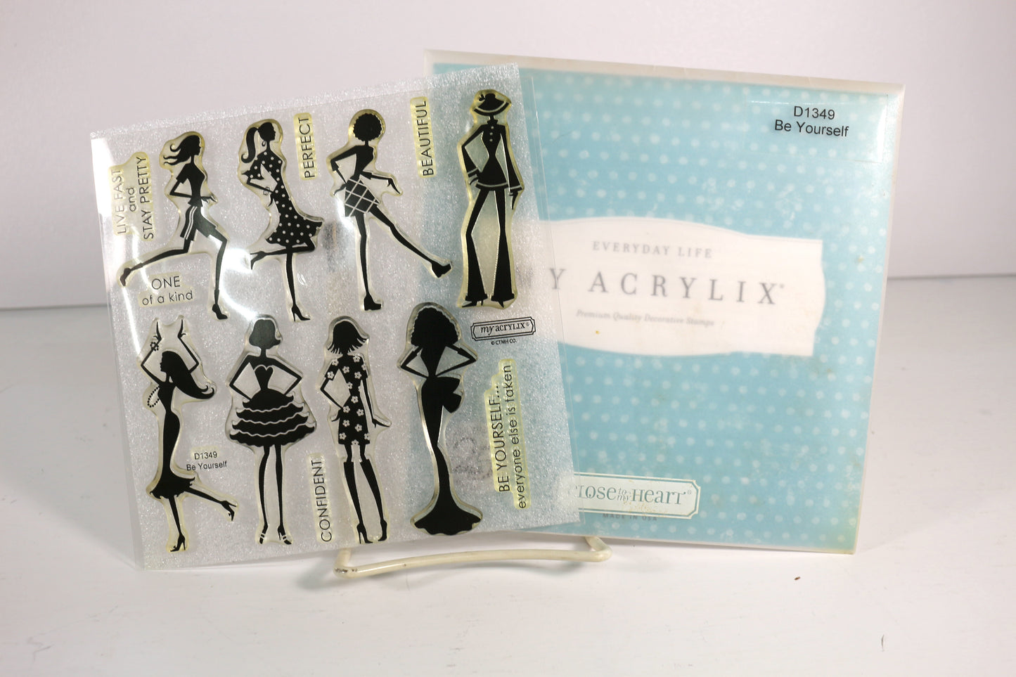 My Acrylic Stamp Set – Be Yourself - Paper Craft & Mixed Media Use