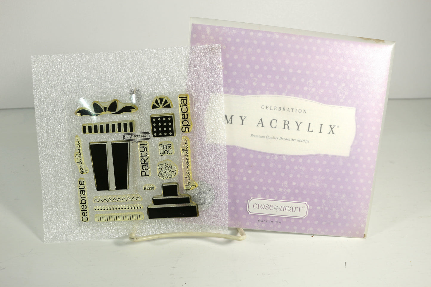 My Acrylic Stamp Set – Celebration - Paper Craft & Mixed Media Use