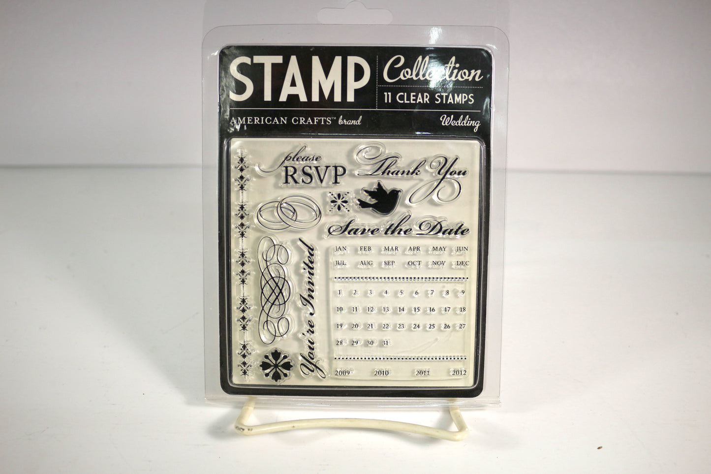 Acrylic Stamp Set – Wedding - Paper Craft & Mixed Media Use