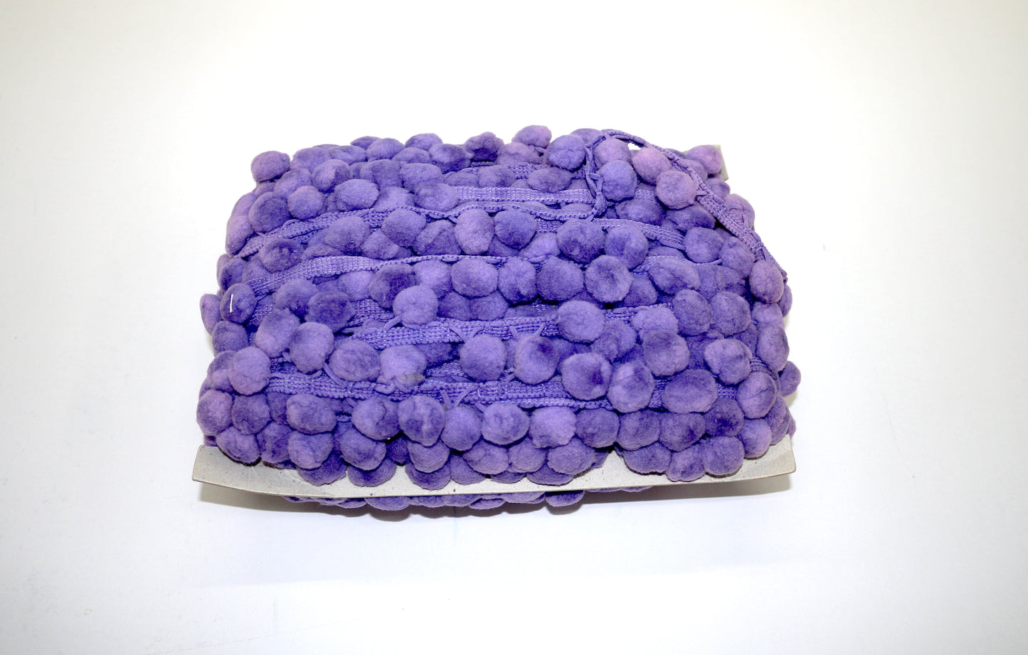 Lavender Pom Pom Trim Roll – Plush Fringe Trim
