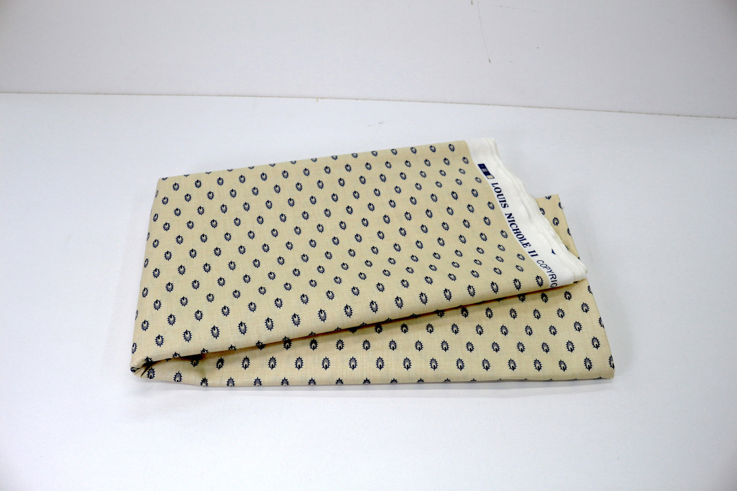 Beige Eye Design Cotton Fabric 55" x 1.5 yds - Sewing & Creative Projects