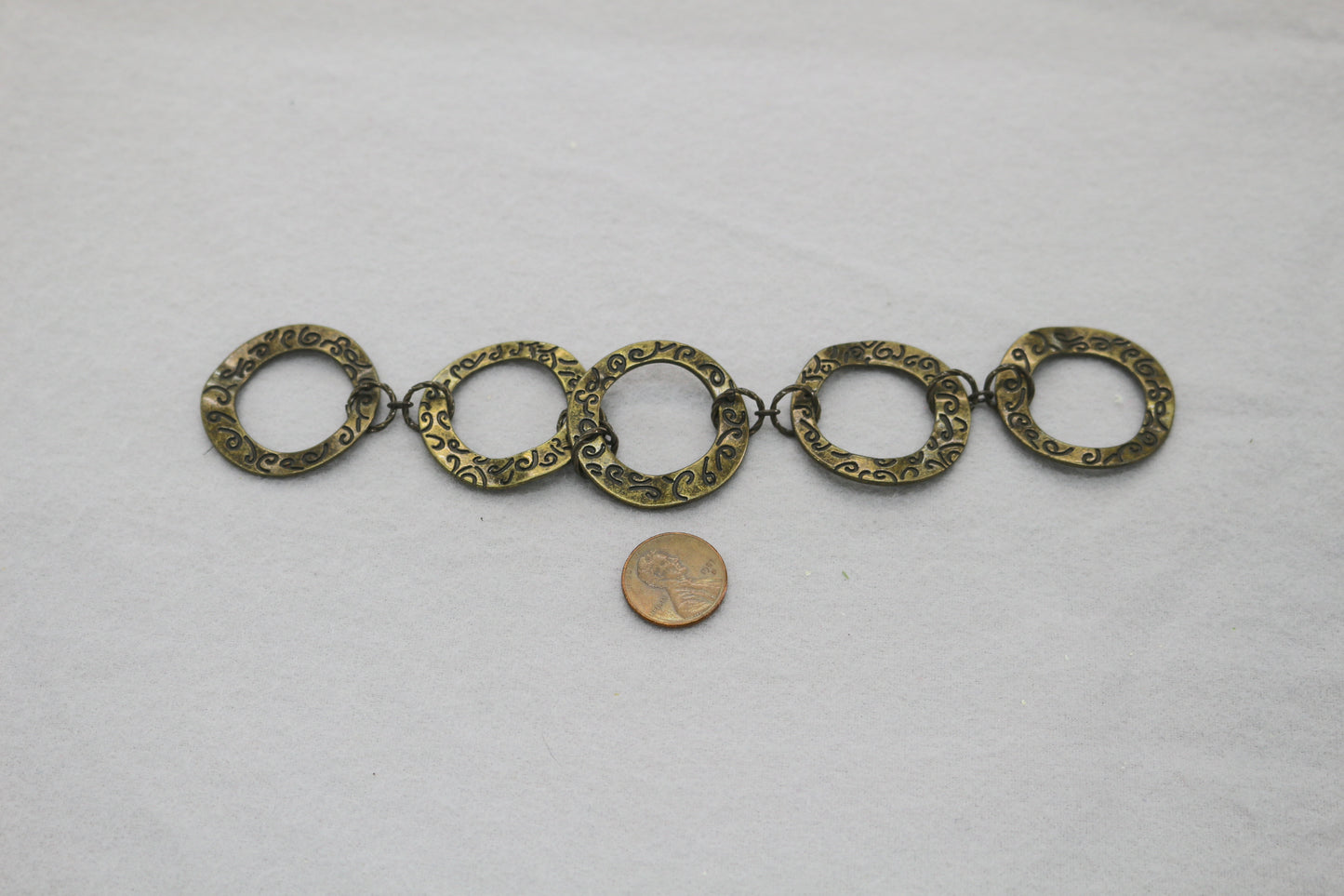 Antique Brass Circle Links | Connector Rings | Jewelry Making Supplies