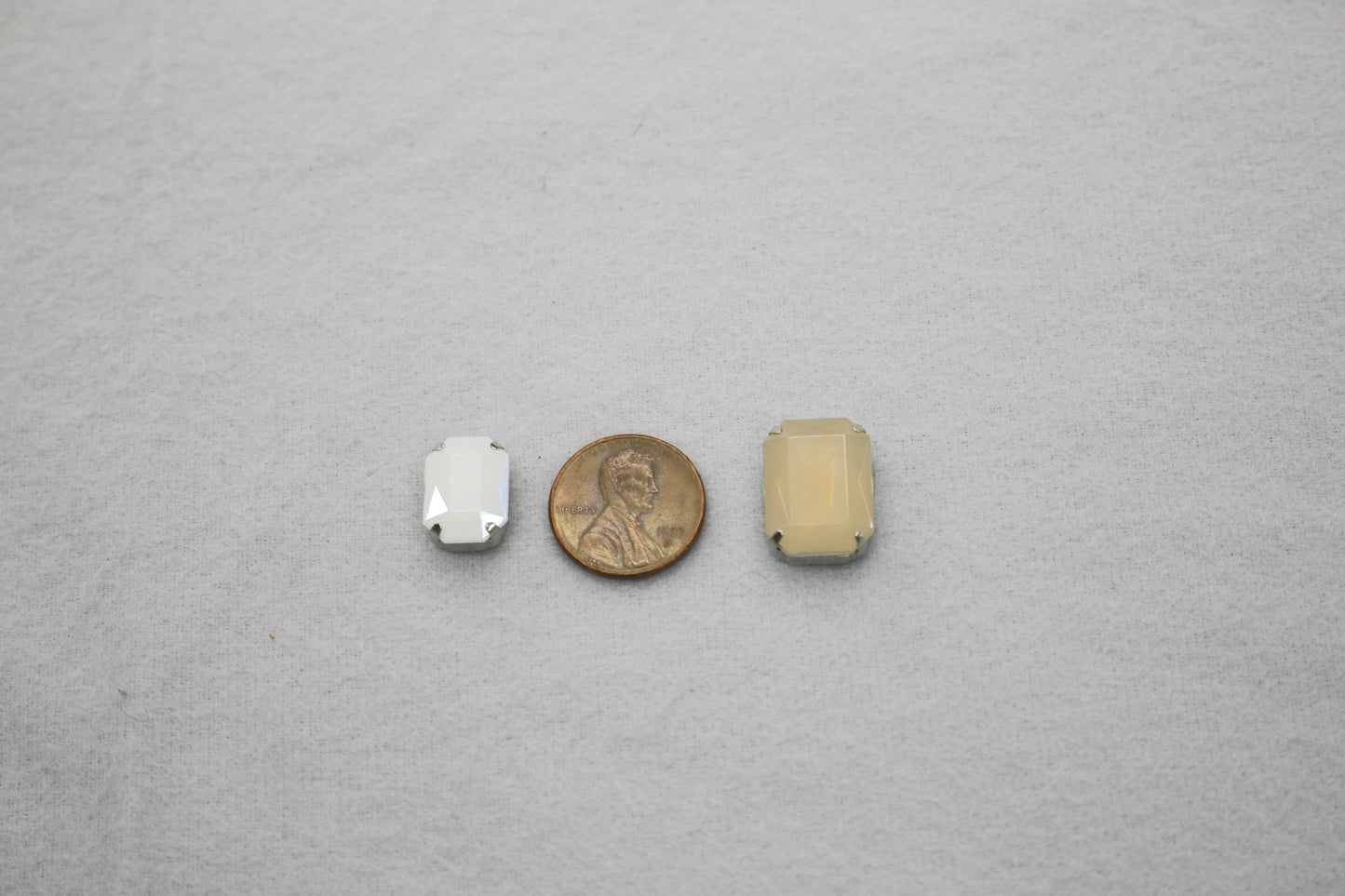 Opalescent Ivory & White Sew-On Rhinestones – Bundle (60+ Pieces)